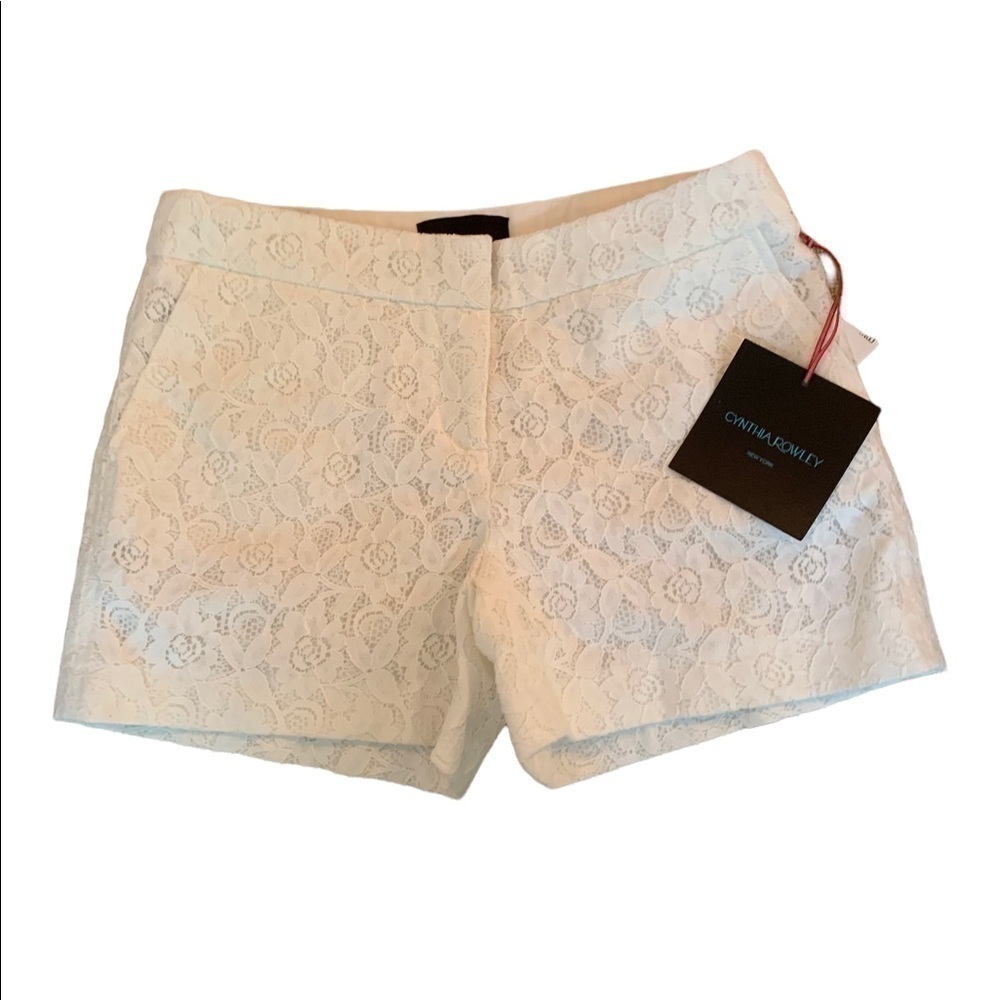 Lace Shorts Fully Lined New With Tags Size 0 By Cynthia Rowley